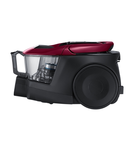 Пылесос Samsung VC18M31A0HP/EV бордовый/черный, 380/1800 Вт, уборка сухая, пылесборник контейнер 2 л