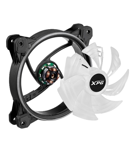 Вентилятор для корпуса ADATA XPG HURRICANE 120 PWM ARGb черный, 120 мм, пластик, 2000 об/мин, 18.17 дБ, 4 pin