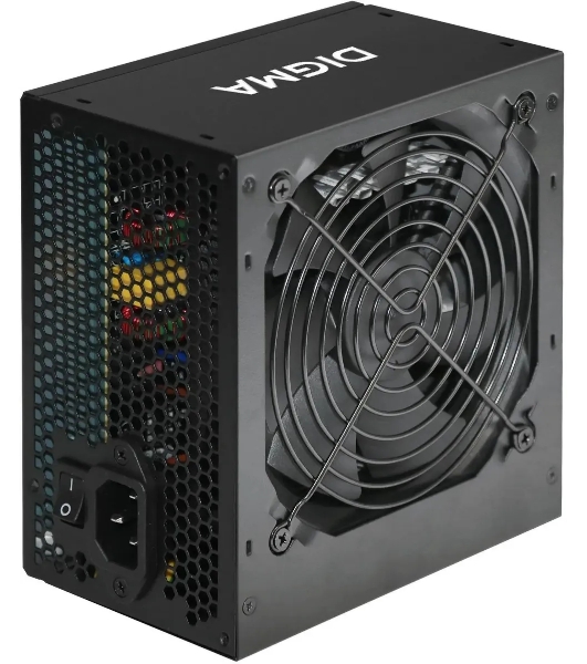 Блок питания Digma DPSU-600W RTL, 600Вт, 120мм, черный
