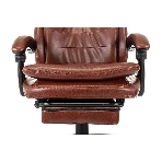 Кресло Бюрократ T-9950MSG-F/BROWN-PU коричневый, экокожа, фото10