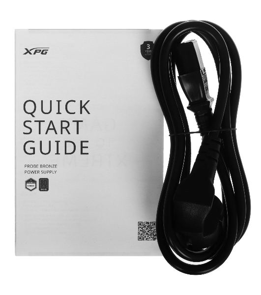 Блок питания ADATA XPG XPG PROBE700B-BKCEU, 700Вт, 80 PLUS Bronze, 120мм, черный