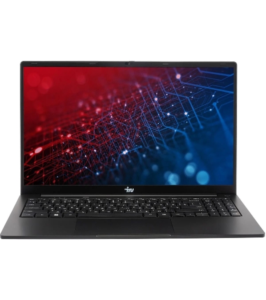 Ноутбук IRU Strato 15ALID5 Core i7 13620H 16Gb SSD 512Gb Intel UHD Graphics 15.6' IPS FHD (1920x1080) FreeDOS black WiFi BT Cam 6000mAh (2148035)