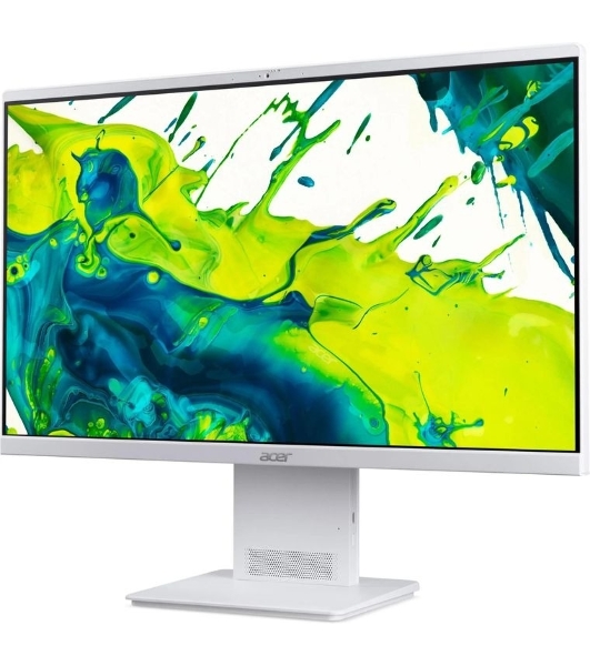 Моноблок Acer Aspire S24B-GMTL-U 23.8' Full HD Core Ultra 7 155U (1.7) 16Gb SSD512Gb Arc graphics Eshell GbitEth WiFi BT 90W клавиатура мышь Cam белый 1920x1080