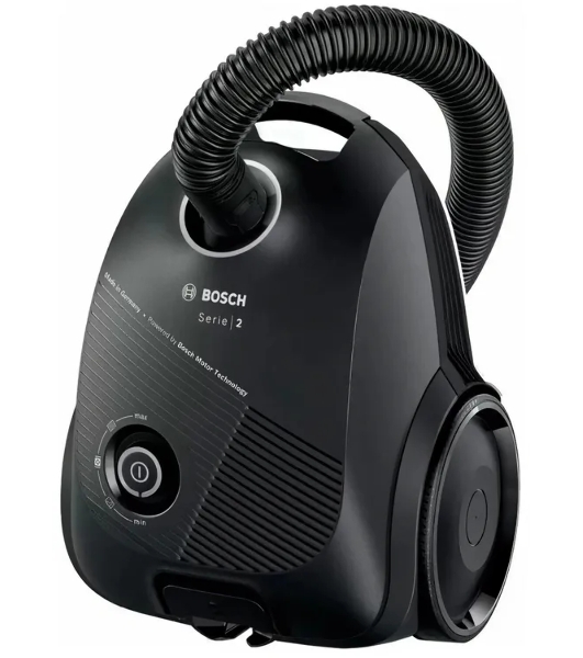 Пылесос Bosch BGLS2BA2 черный, 600 Вт, уборка сухая, пылесборник мешок 3.5 л