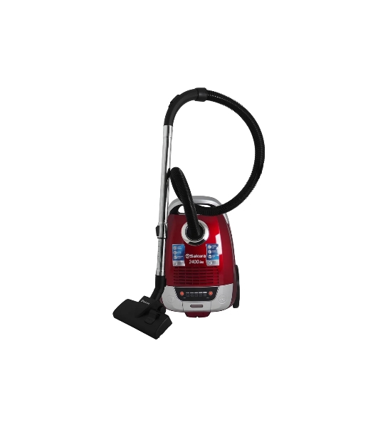 Пылесос Sakura SA-8326R красный, 480/2400 Вт, уборка сухая, пылесборник мешок 4 л