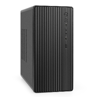 Корпус ExeGate BAA-503-UNS400, Mini-Tower, чёрный, 1 x 80/90 мм, БП 400 Вт