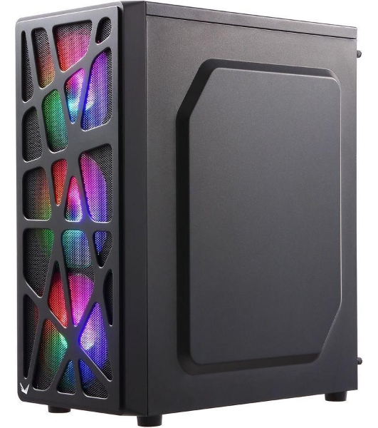Компьютерный корпус Aerocool/Formula MANA черный без БП ATX 6x120мм 2xUSB 2.0 1xUSB 3.0 audio bott PSU