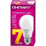 Лампа светодиодная ОНЛАЙТ 71647 OLL-A60-7-230-2.7K-E27 7Вт грушевидная 2700К тепл. белый E27 525лм 176-264В, фото2