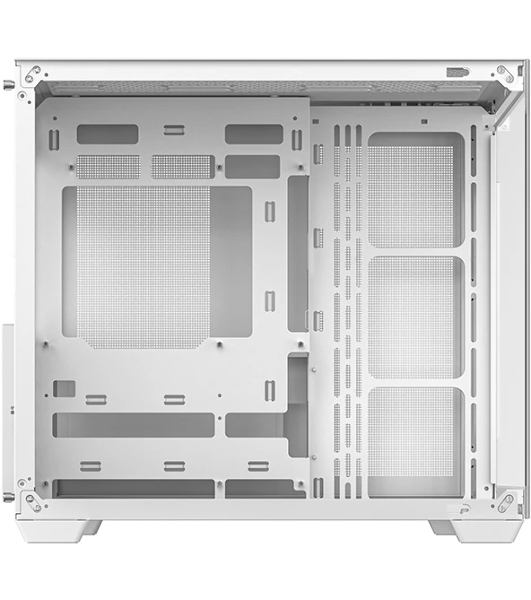 Компьютерный корпус Deepcool CG530 WH белый без БП ATX 2x120мм 2x140мм 2xUSB2.0 1xUSB3.0 audio bott PSU