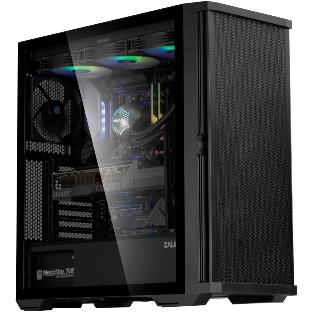 Компьютерный корпус ZALMAN Z10, ATX, черный, WINDOW, 2x3.5', 2x2.5', 2xUSB 3.0, 1xUSB 3.1 Type-C, FRONT 3x140мм, REAR 1x120мм