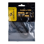 Кабель USB2.0 Cablexpert CC-USB2-CMCM-100-1M, Type-C/Type-C, 5A, 100Вт, PD/QC3.0, медь, 1м, черный, пакет, фото3
