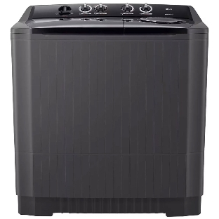 Стиральная машина LG P1861RWNT черный, загрузка вертикальная 18 кг
