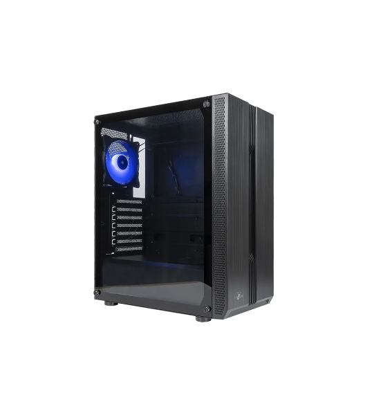 Компьютерный корпус ATX Eurocase A31 ARGB черный без БП закаленное стекло USB 3.0