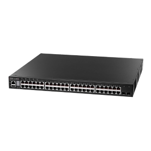 Коммутатор Edge-core ECS4620-52T, 48×1 Гбит/с + 2×10 Гбит/с SFP+ + слот расширения (2×10 Гбит/с SFP+), управляемый