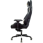 Кресло игровое Knight TITAN черный ромбик эко.кожа с подголов. крестовина металл, фото9
