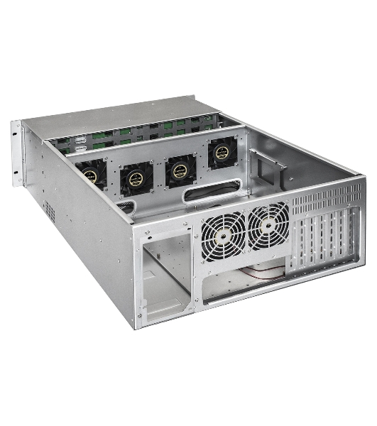 Серверный корпус ExeGate EX293583RUS Pro 4U660-HS24 (RM 19', высота 4U, глубина 660, БП 1200ADS, 24xHotSwap, USB)