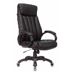 Кресло Бюрократ T-9922N Leather Venge Black черный, экокожа, фото5