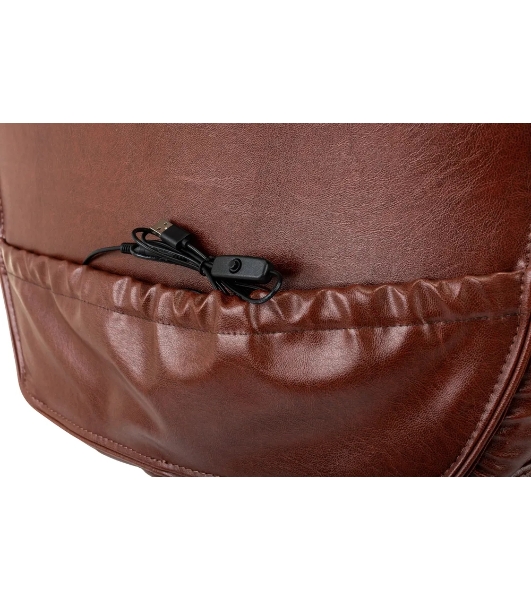 Кресло Бюрократ T-9950MSG-F/BROWN-PU коричневый, экокожа