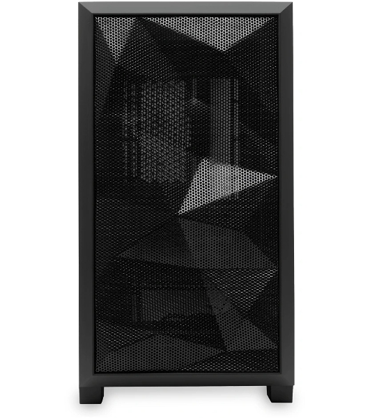 Компьютерный корпус без блока питания HSPD M340, Mesh Mid Tower, черный, TG, 0.5 SPCC, no fans, mATX, mITX, 165/350/200мм, 2x2.5', 2x3.5', 4xPCI, 1xUSB-A 3.0, 2xUSB-A 2.0, 415x220x410мм