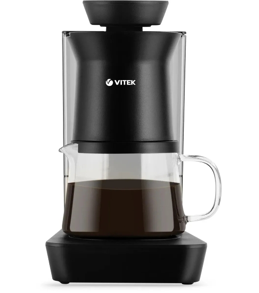 Кофеварка капельная Vitek Metropolis VT-8381 MC черный, исп. кофе - молотый, 0.54 л, 680 Вт.