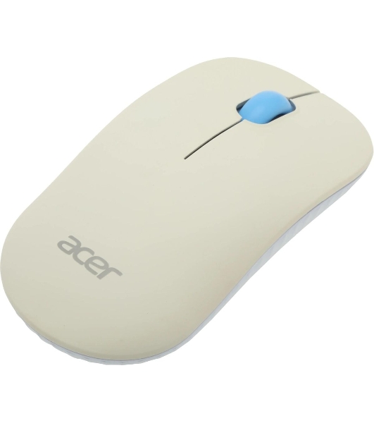 Комплект клавиатура + мышь Acer OCC205 беспроводной USB, 1200 dpi, белый/голубой