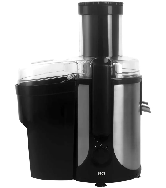 Соковыжималка BQ J1003 чёрный/стальной, центробежная, 1800 Вт, 1000 мл, механическое