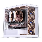 Корпус без блока питания JONSBO D300, Mini-Tower, TG, no fan, 2xUSB-A 3.2 + 1xUSB-C 3.2, mATX, mITX White, фото31