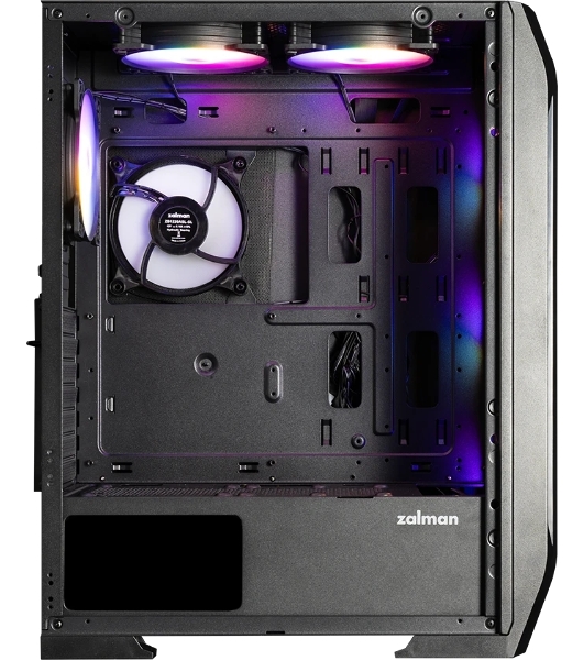 Компьютерный корпус ZALMAN N7 PLUS V2, ATX, черный, WINDOW, 1xCombo (3.5” or 2.5”), 1 x 3.5”, 3 x 2.5”, 2xUSB2.0, 1xUSB3.0, FRONT 3x120мм RGB, REAR 1x120мм RGB, TOP 2x120мм RGB, SIDE 1x120мм