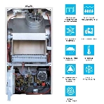Котел газовый настенный компактный BAXI ECOFOUR 1.24 F, фото2