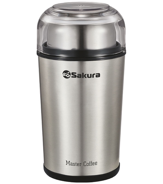 Кофемолка Sakura SA-6173S 250 Вт, 100 г, стальной