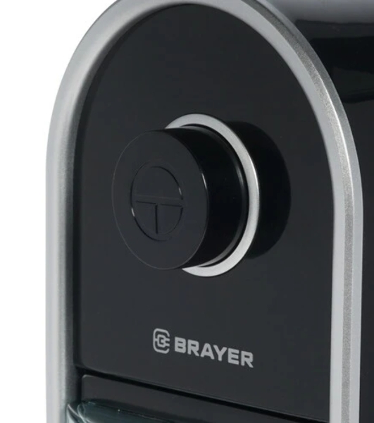 Кофемолка BRAYER BR1170, Жерновая, Емкость 100 г., Мощность 110 Вт, пласт. корпус, регул. помола