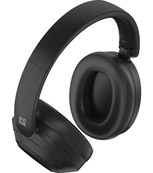 Беспроводные/проводные наушники Defender FreeMotion B490 черный, накладные, Bluetooth + проводной, складная конструкция, микрофон, до 14 ч