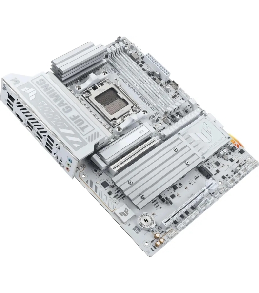 Материнская плата ASUS TUF GAMING X870-PRO WIFI7 W NEO, AM5, AMD X870, 4xDDR5, 2xSATA, 4xM.2, 1xPCIe 5.0 x16, 1xPCIe 4.0 x16, 1xHDMI, 1x5Gb LAN, Wi-Fi 7, Bluetooth 5.4, 2xUSB-C 40Gbps (USB4 / Gen3x2), 3xUSB-A 10Gbps, 4xUSB-A 5Gbps, 1xUSB-A 2.0, 3x3.5 мм, 7.1, ATX
