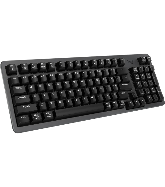 Клавиатура Logitech K868 гибридная, USB Type-A, Bluetooth, радиоканал, чёрный