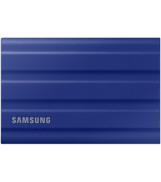 Внешний SSD Samsung T7 Shield, 2TB, USB 3.2 Gen 2 Type-C, R/W 1050/1000, синий