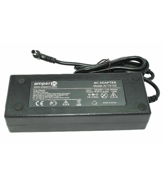 Блок питания (сетевой адаптер) Amperin AI-TS120 для ноутбуков Toshiba 19V 6.3A 5.5x2.5мм