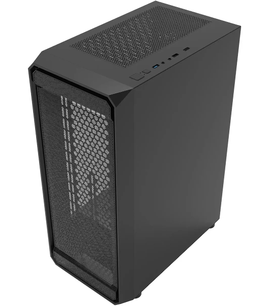 Компьютерный корпус Bloody BD-CC114 черный без БП ATX 8x120мм 1xUSB 2.0 1xUSB 3.0 audio bott PSU