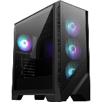 Компьютерный корпус MSI MAG FORGE 320R AIRFLOW, Global, 2xUSB 3.2 Gen 1, 4x120мм ARGb Fan, ESDARGb Control Board, Tempered, фото 1