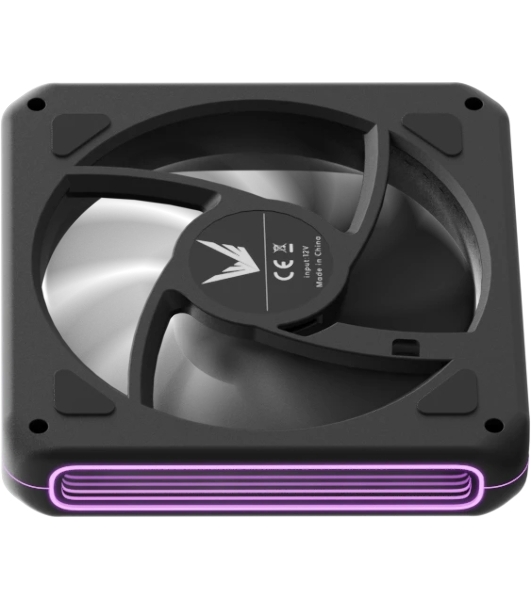 Вентилятор для корпуса Formula Air Fusion 1 BK Reverse ARGb 120х120x28 черный 4-pin 35.97дБ (упак.:1шт) (AIR FUSION 1 BK REVERSE) Ret