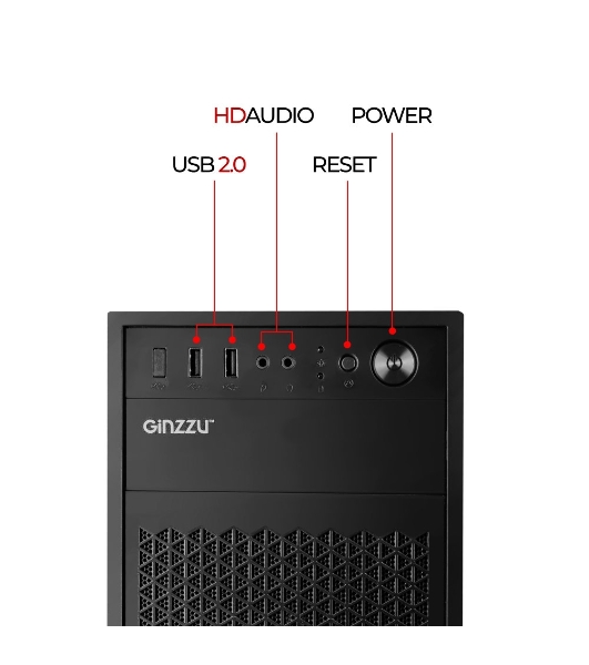 Компьютерный корпус Ginzzu A400 ATX