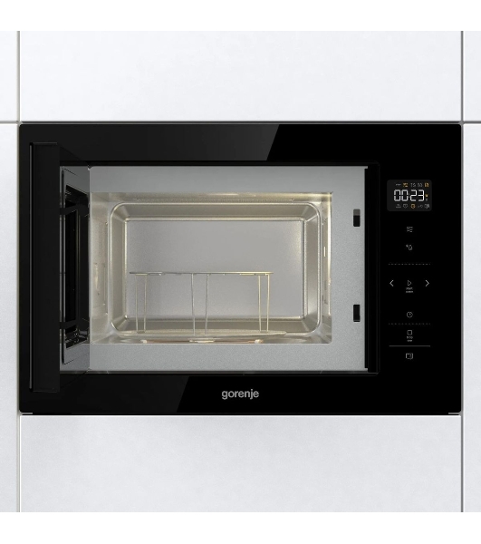 Встраиваемая микроволновая печь Gorenje BM251SG2BG, 25л, 900Вт, черный
