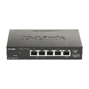 Коммутатор D-Link DGS-1100-05PDV2, 5×1 Гбит/с, настраиваемый
