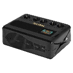 Источник бесперебойного питания ExeGate NEO Smart BU-800.LCD.AVR.5SH 800VA/480W, цветной LCD-дисплей, AVR, 5*Schuko, черный, фото 1