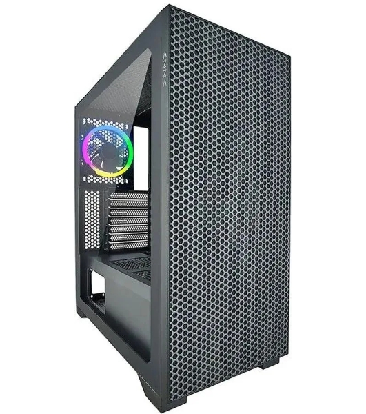 Компьютерный корпус Azza Hive черный без БП ATX 8x120мм 5x140мм 2xUSB 2.0 1xUSB 3.0 audio bott PSU