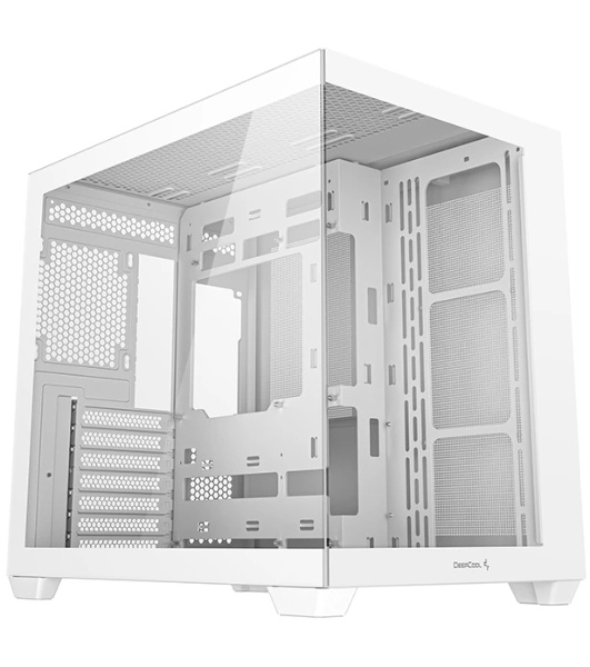 Компьютерный корпус Deepcool CG530 WH белый без БП ATX 2x120мм 2x140мм 2xUSB2.0 1xUSB3.0 audio bott PSU
