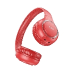 Беспроводные/проводные наушники Hoco W41 красный, накладные, Bluetooth + проводной, складная конструкция, до 7 ч, фото3