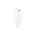 Сетевое зарядное устройство OLMIO 2Type-C/USB, 65W, 6A, QuickCharge3.0, PowerDelivery3.0, GAN, фото 1