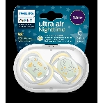 Пустышка для мальчиков Philips Avent ultra air night, с футляром для хранения и стерилизации, 2 шт, 18+ мес, фото4
