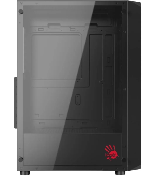 Компьютерный корпус Bloody BD-CC114 черный без БП ATX 8x120мм 1xUSB 2.0 1xUSB 3.0 audio bott PSU