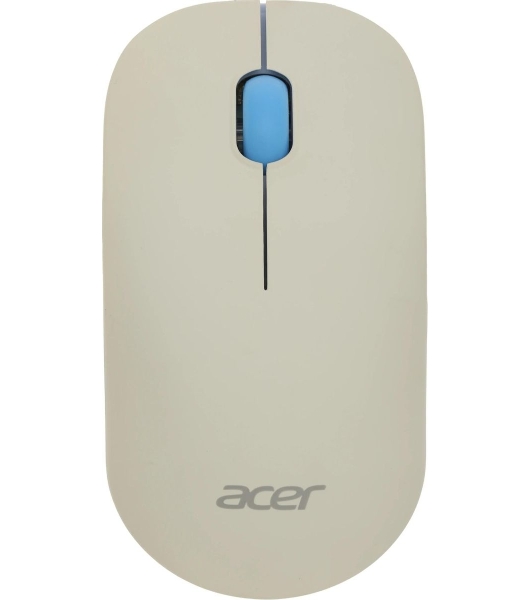 Комплект клавиатура + мышь Acer OCC205 беспроводной USB, 1200 dpi, белый/голубой